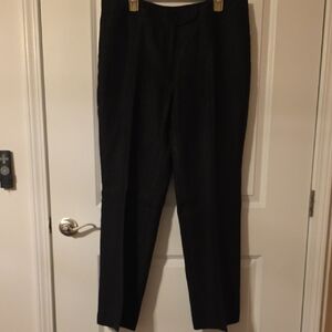Talbots Womens 100% Linen Black Dress Pants